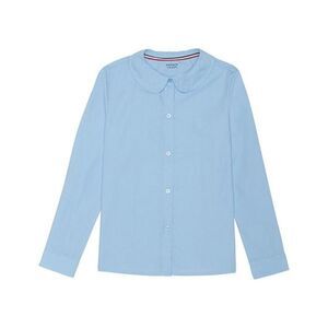 French Toast Blue Peter Pan-Collar Button-Up Shirt 14 #1806-C8